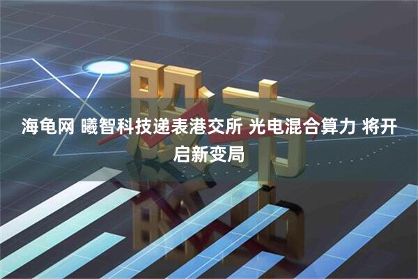 海龟网 曦智科技递表港交所 光电混合算力 将开启新变局