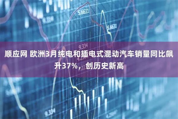 顺应网 欧洲3月纯电和插电式混动汽车销量同比飙升37%，创历史新高