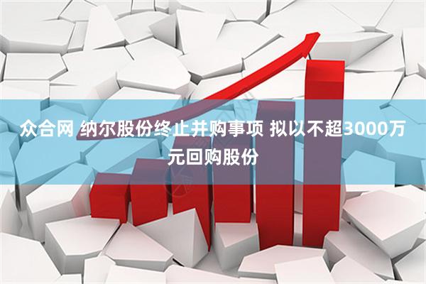 众合网 纳尔股份终止并购事项 拟以不超3000万元回购股份