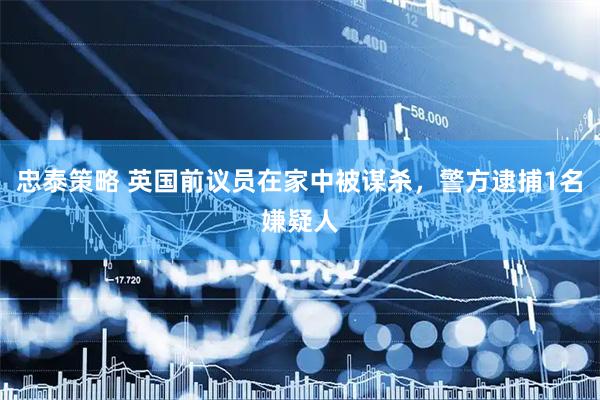 忠泰策略 英国前议员在家中被谋杀，警方逮捕1名嫌疑人